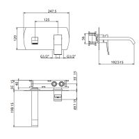 Смеситель для раковины Gattoni Ely Хром арт-8835/88C0 — фото 2, Смесители для раковины