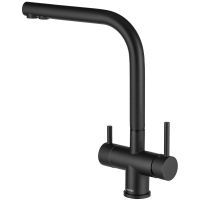 Смеситель для кухни Swedbe Selene Plus 8144B Черный матовый — фото 7, Смесители для кухни