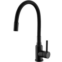 Смеситель для кухни Alveus Flexa 1147056 Черный матовый — фото 1, Смесители для кухни