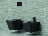 Унитаз Ceramicanova Metric CN3007MB подвесной Черный матовый с сиденьем Микролифт — фото 5, Подвесные унитазы