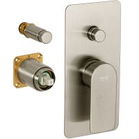 Смеситель для душа Remer Infinity I09KBNP Никель брашированный — фото 1, Смеситель для душа