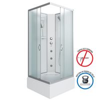 Товар: Душевая кабина Niagara Classic NG-1108-14BKG (90х90х200) средний поддон(26см),стекло матовое,4 места - фото 2 Душевая кабина Niagara Classic NG-1108-14BKG (90х90х200) средний поддон(26см),стекло матовое,4 места — фото 2, Душевые кабины