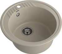 GRANFEST Мойка RONDO 520 1-чаша D-520мм топаз арт.GF- — фото 1, Кухонные мойки