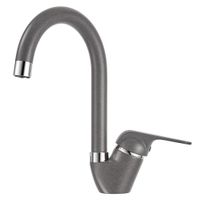 Granula-1024, ГРАФИТ (ЧЁРНО-СЕРЫЙ), СМЕСИТЕЛЬ КУХОННЫЙ — фото 2, Смесители для кухни