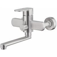 Смеситель для ванны Haiba HB60806 универсальный Нержавеющая сталь — фото 1, Для душа и ванны