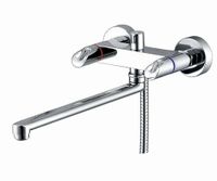 Lossa 1202L Смеситель для ванны с длинным изливом — фото 1, Смеситель для ванны