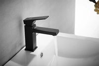 Смеситель для раковины Rose R10H R1001H-1 Черный матовый — фото 8, Смесители для раковины