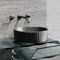 Раковина-чаша Ceramicanova Element 36 CN6057MDH Темный антрацит матовый — фото 16, Раковины накладные