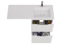 Товар: Тумба Bona, 60 см, напольная, 2 ящика, белый глянец арт-99.0451 - фото 13 Тумба Bona, 60 см, напольная, 2 ящика, белый глянец арт-99.0451 — фото 13, Тумбы под раковину