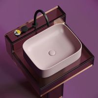 Раковина-чаша Ceramicanova Element 51 CN6052MP Розовая матовая — фото 25, Раковины накладные