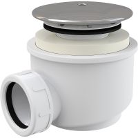 Сифон для душевого поддона Alcaplast A47CR-60 Хром — фото 1, Сифоны для поддонов