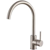 Смеситель для кухни Haiba HB70304-3 Нержавеющая сталь — фото 1, Смесители для кухни