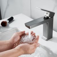 Смеситель для раковины Rose R18T R1801T-1 Оружейная сталь — фото 6, Смесители для раковины