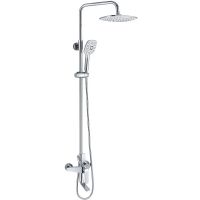 Душевая система Rose R13 R1336 Хром — фото 1, Душевые стойки