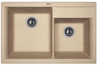 Florentina Мойка "Касси" 780, песочный FG — фото 1, Кухонные мойки