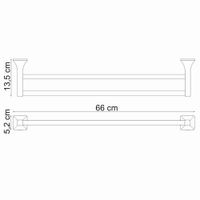 Товар: Wern K-2540 Держатель полотенец двойной - фото 4 Wern K-2540 Держатель полотенец двойной — фото 4, Прочие аксессуары и комплектующие