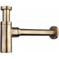 Сифон для раковины CeramaLux RD016 Бронза — фото 1, Сифоны