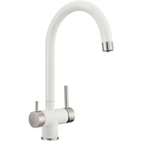 Смеситель для кухни Milacio Ultra MCU.554.WH Белый матовый — фото 1, Смесители для кухни