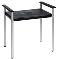 Табурет в ванную Ridder Assistent А0220010 Черный Хром — фото 1, Сиденья