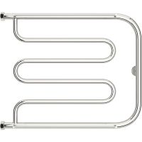 Водяной полотенцесушитель Сунержа Лира+ 500х650 00-4012-5065 с двумя полками Хром — фото 1, Водяные полотенцесушители