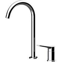 Товар: Смеситель для раковины Remer Slash SL57L Хром - фото 1 Смеситель для раковины Remer Slash SL57L Хром — фото 1, Смесители для раковины