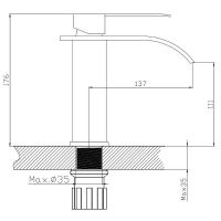 Товар: Смеситель для раковины Haiba HB12815 Нержавеющая сталь - фото 2 Смеситель для раковины Haiba HB12815 Нержавеющая сталь — фото 2, Смесители для раковины