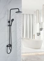 Товар: Душевая система Boch Mann Eco BM8825 Черная матовая - фото 3 Душевая система Boch Mann Eco BM8825 Черная матовая — фото 3, Душевые стойки