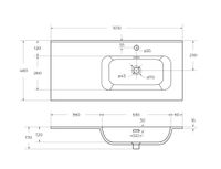 Товар: Керамическая раковина, чаша справа, CEZARES CZR-8095-100-R - фото 6 Керамическая раковина, чаша справа, CEZARES CZR-8095-100-R — фото 6, Раковины