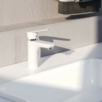 Смеситель для раковины Aringa Рейн AR02011WH Белый — фото 4, Смесители для раковины