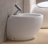 Биде Laguraty OK-0003C Белое — фото 3, Биде напольные