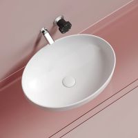 Раковина-чаша Ceramicanova Element 50 CN6056MW Белая матовая — фото 12, Раковины накладные