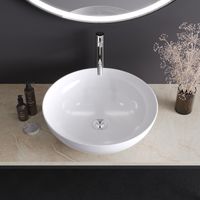 CEZARES Раковина керамическая накладная 43 см, арт-CZR-NEW-43-LVB — фото 4, Раковины накладные