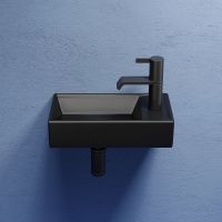 Товар: Раковина Ceramicanova Element 41 L CN6051LMB Черная матовая - фото 3 Раковина Ceramicanova Element 41 L CN6051LMB Черная матовая — фото 3, Раковины