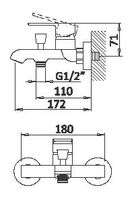 Товар: Смеситель для ванны и душа CEZARES NAUTIC-VM-01 - фото 2 Смеситель для ванны и душа CEZARES NAUTIC-VM-01 — фото 2, Смеситель для ванны