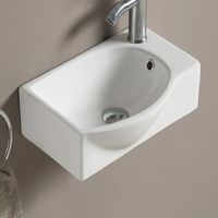 Раковина CeramaLux 40 78404L Белая — фото 2, Раковины