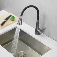 Товар: Смеситель для кухни Haiba HB73823-3 Оружейная сталь Черный - фото 3 Смеситель для кухни Haiba HB73823-3 Оружейная сталь Черный — фото 3, Смесители для кухни