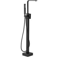 Товар: Смеситель для ванны Swedbe Spira 4005B Черный матовый - фото 4 Смеситель для ванны Swedbe Spira 4005B Черный матовый — фото 4, Смесители напольные