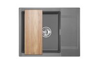 Товар: Granula-ES-6202, ГРАФИТ, кухонная мойка, кварц, ESTETICA - фото 3 Granula-ES-6202, ГРАФИТ, кухонная мойка, кварц, ESTETICA — фото 3, Кухонные мойки
