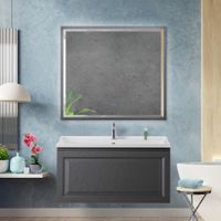 Зеркало CEZARES CZR-SPC-INT-1000-900-LED-TCH-WARM-TIT — фото 8, Зеркала в ванную комнату