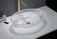 Раковина-чаша CeramaLux 51 GL49 Прозрачная — фото 3, Раковины