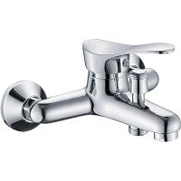 Смеситель для ванны Ростовская Мануфактура Сантехники SL86-009 Хром — фото 1, Для душа и ванны