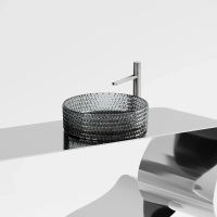 Раковина-чаша Ceramicanova Cristal 36 CN6060 Черная — фото 10, Раковины накладные