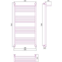 Товар: Водяной полотенцесушитель Сунержа Богема+ 1200х600 00-0223-1260 с полкой Хром - фото 5 Водяной полотенцесушитель Сунержа Богема+ 1200х600 00-0223-1260 с полкой Хром — фото 5, Водяные полотенцесушители