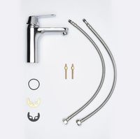 Смеситель для раковины AQUAme Prato AQMP6130 Хром — фото 3, Смесители для раковины