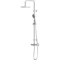 Душевая система Dorff Futura D0710400 с термостатом Хром — фото 1, Душевые стойки