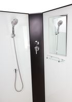 Товар: Душевая кабина Niagara Classic NG-6709-14BKT (100х100х210)высокий поддон(45см),черный,стекло прозрач - фото 6 Душевая кабина Niagara Classic NG-6709-14BKT (100х100х210)высокий поддон(45см),черный,стекло прозрач — фото 6, Душевые кабины