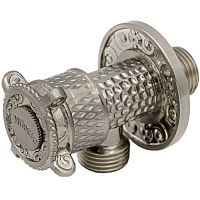 Запорный вентиль Milacio MC.008.SL для смесителей / латунь / серебро — фото 1, Комплектующие для туалета