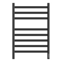 Полотенцесушитель электрический Point Селена PN16858B П8 500x800, диммер справа, черный — фото 1, Электрические полотенцесушители