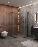 Товар: Душевой уголок CEZARES MOLVENO-RH-11-120/110-C-GM-IV - фото 2 Душевой уголок CEZARES MOLVENO-RH-11-120/110-C-GM-IV — фото 2, Асимметричные душевые уголки