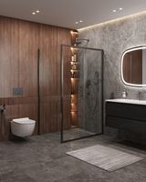 Душевой уголок CEZARES MOLVENO-AH-11-120/90-C-GM-IV — фото 2, Прямоугольные душевые уголки